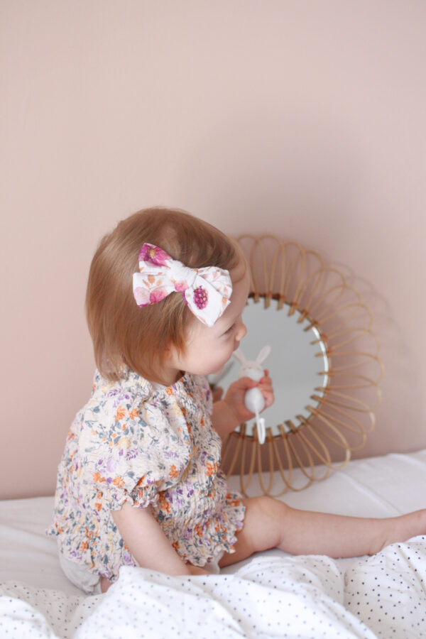 Nœud noué Emma - double gaze Oeko-tex – Image 4