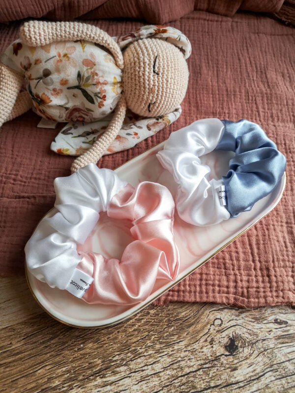 Chouchou bicolore - satin – Image 2