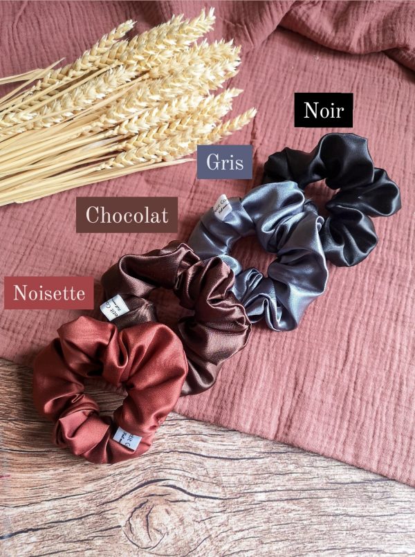 Mini chouchou nuances foncées - satin – Image 2