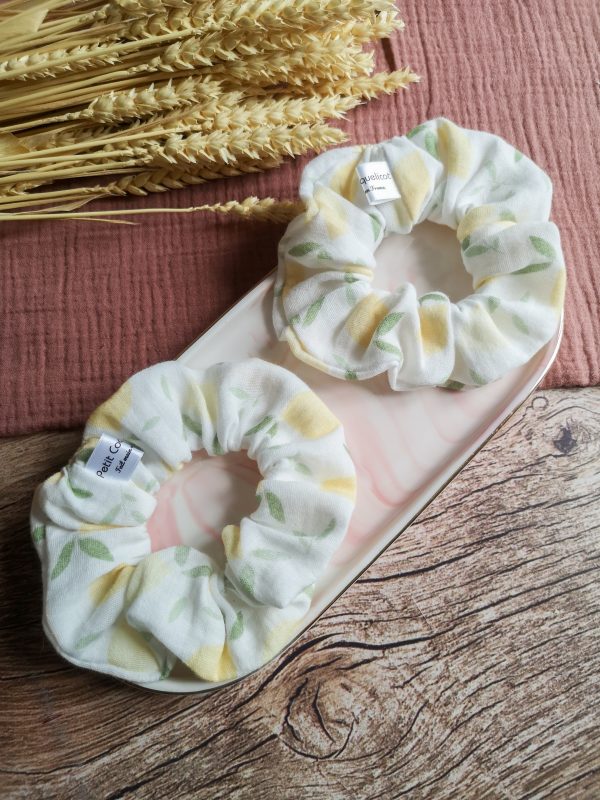 Chouchou Citron - double gaze oeko-tex