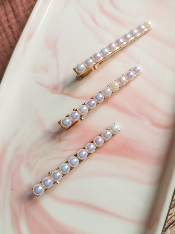 Barrette perles - résine – Image 2