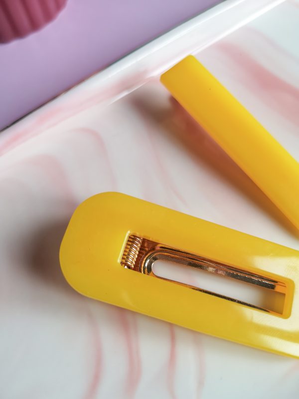 Barrette jaune - résine époxy – Image 2