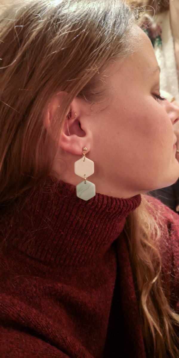 Boucles d'oreilles Menthe à l'eau – Image 5