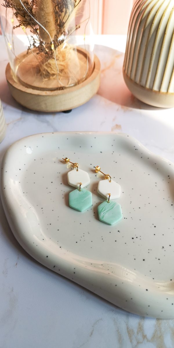 Boucles d'oreilles Menthe à l'eau – Image 3