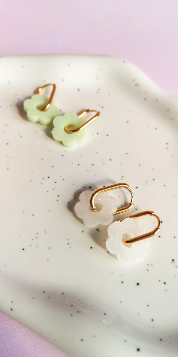 Boucles d'oreilles Sakura - amande – Image 4