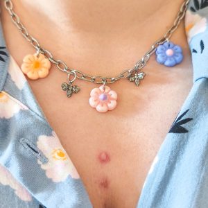 Chaîne Rachel argenté personnalisable - acier inoxydable