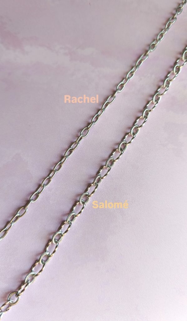 Chaîne Rachel argenté personnalisable - acier inoxydable – Image 4
