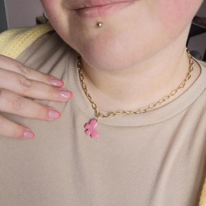 Chaîne Rachel doré personnalisable - acier inoxydable