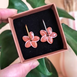 Pampilles tipanie corail