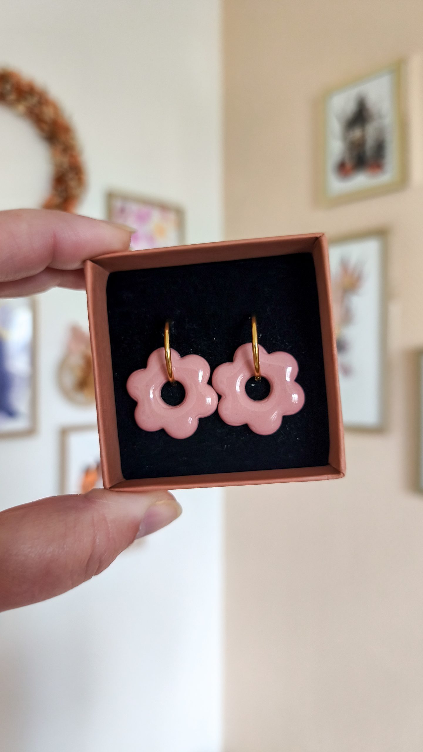 Pampilles fleur rose ballerine