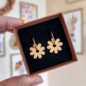 Pampilles petite fleur crème