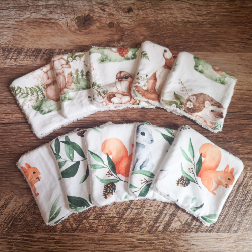lingettes éponge de bambou et coton